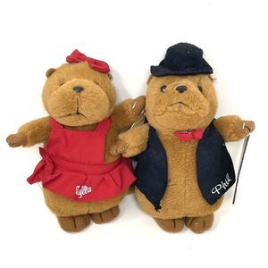 Punxsutawney Phil Phyllis 2011 Groundhog Club Exclusive Plush Stuffed Animal Set